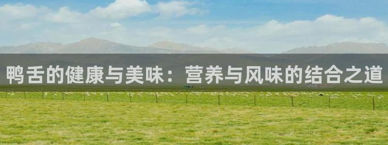 鸭舌的健康与美味：营养与风味的结合之道